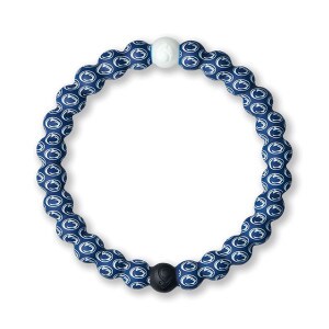 Lokai bracelet navy with repeating Penn State Athletic Logos